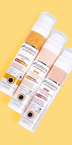 Astaberry Sunscreens includes Non Tinted Gel and Tinted Sunscreen for Light and Medium Skin Tones