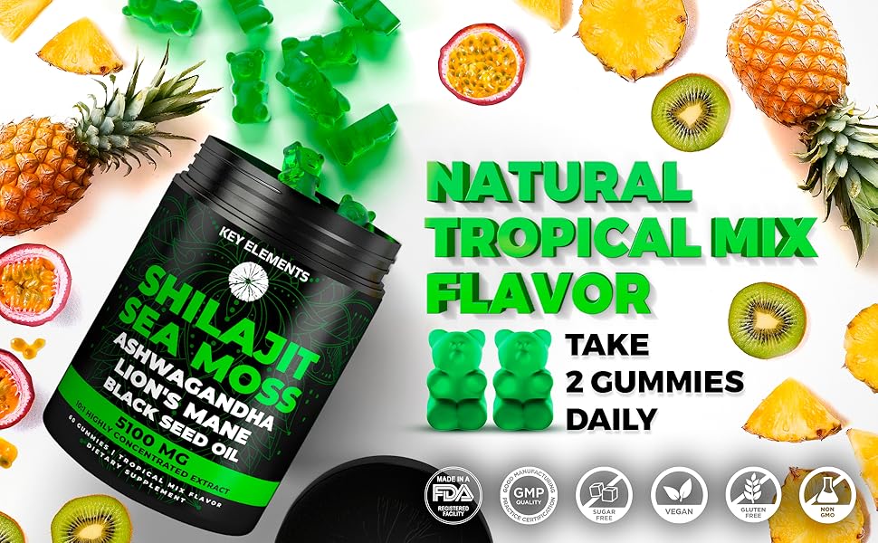 shilajit gummies pure shilajit supplement sea moss gummies