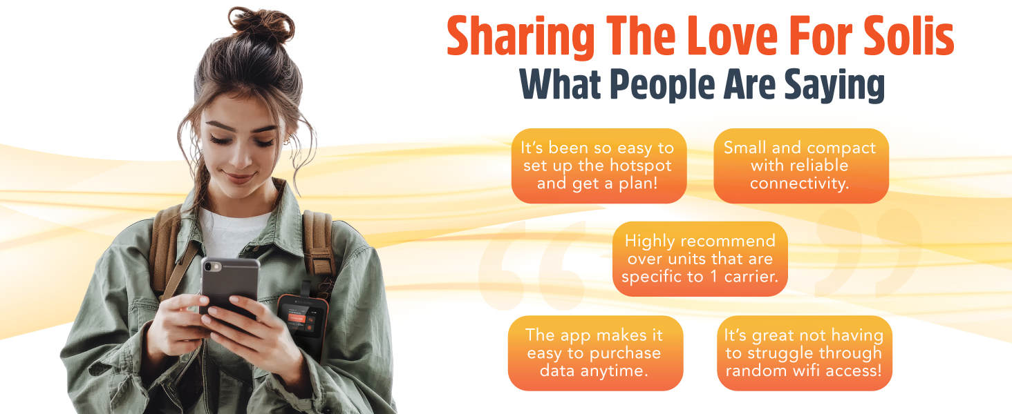 Solis PRO 5G Hotspot and Power Bank Global Access