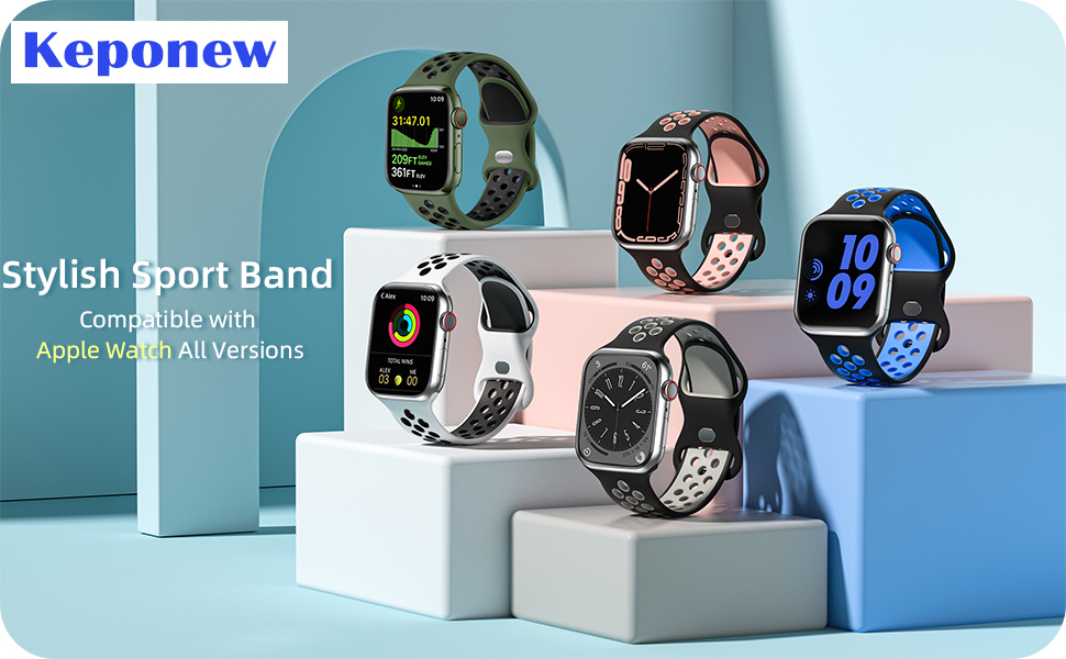Keponew Compatible for Apple Watch Band 40mm 38mm,for Apple Watch
