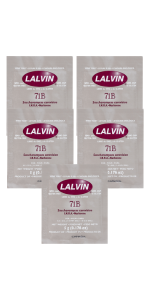 Amazon.com: Lalvin K1-V1116 Wine Yeast (10 Pack) - Make Wine Cider Mead ...