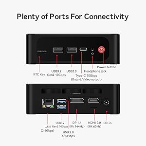 Amazon.com: Beelink SER5 MAX Mini PC,AMD Ryzen7 6800H(8C/16T