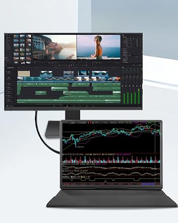 Amazon.co.jp: REUMAR 10.5インチ ポータブルモニター FHD 1920P