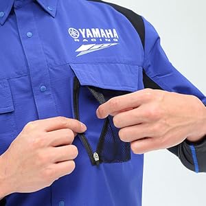 ヤマハ YAMAHA レーシングシャツ ピットシャツ ジャケット XL 青 黒 YRB15 ピットシャツ | ヤマハ発動機グループ ワイズギア