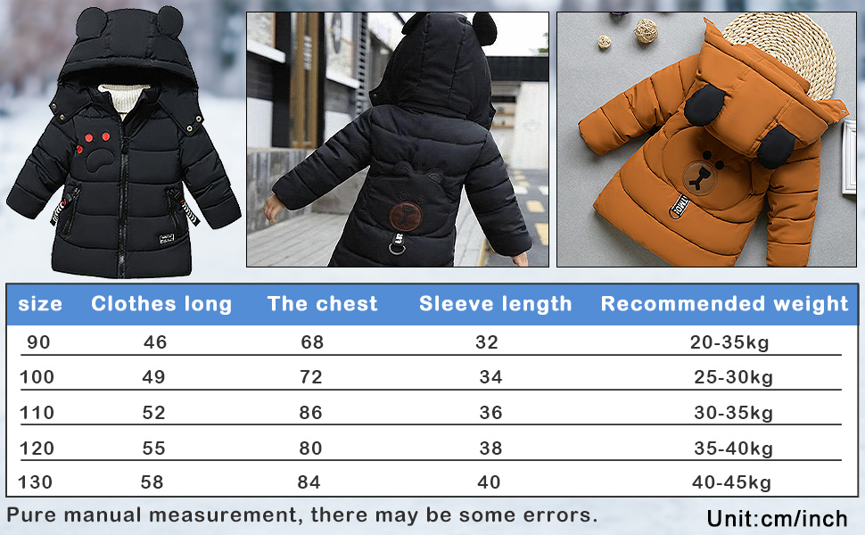 Boys' winter jacket, winter coat, down jacket, children's down coat, outdoor jacket, outerwear