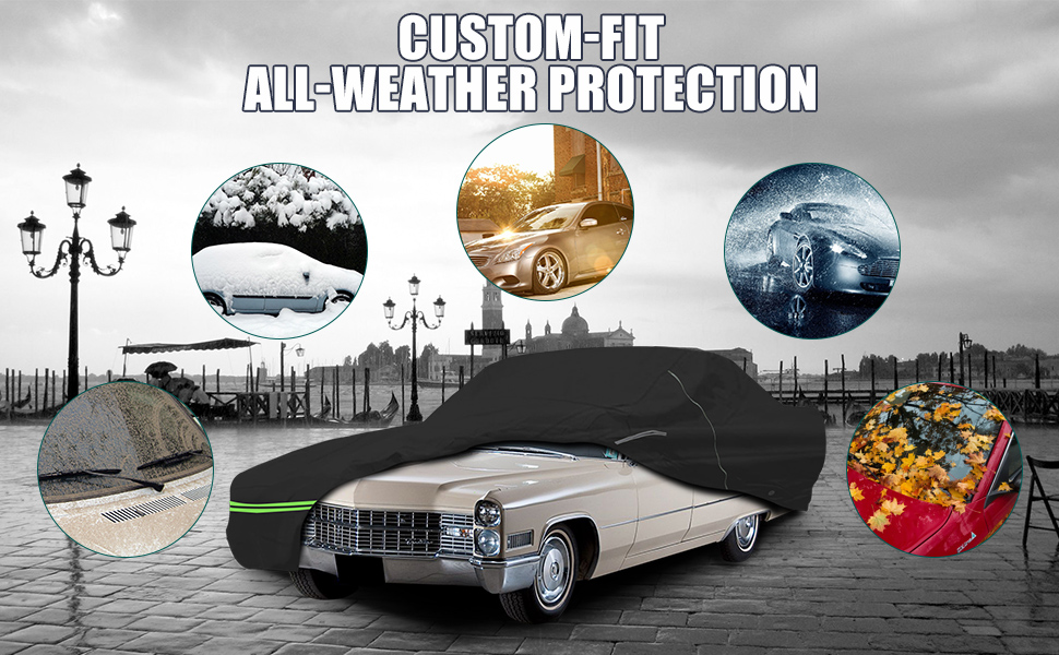 Waterproof Car Cover Replace for Cadillac DeVille 19641984