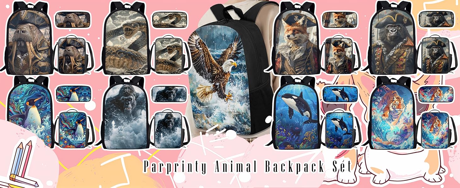 cool animal backpack for boys girls