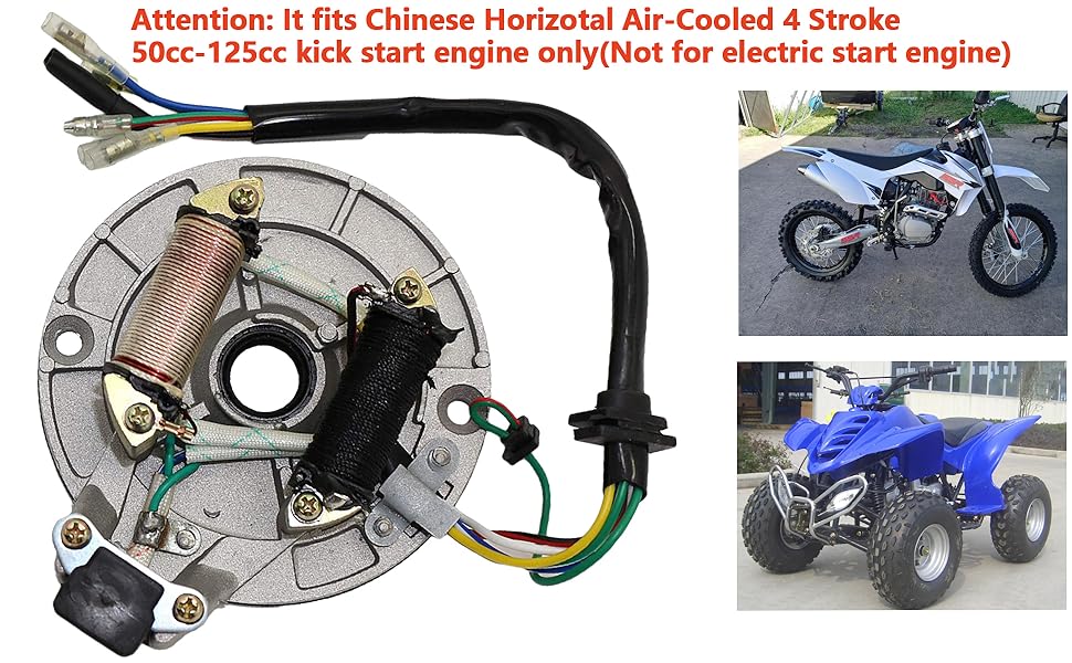 【グデタマ】④ Amazon.com: Magneto Stator Stator Ignition Magneto Plate 8