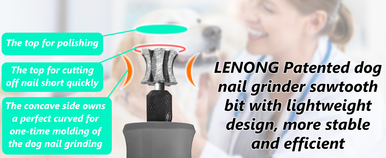 Dremel dog nail grinder head