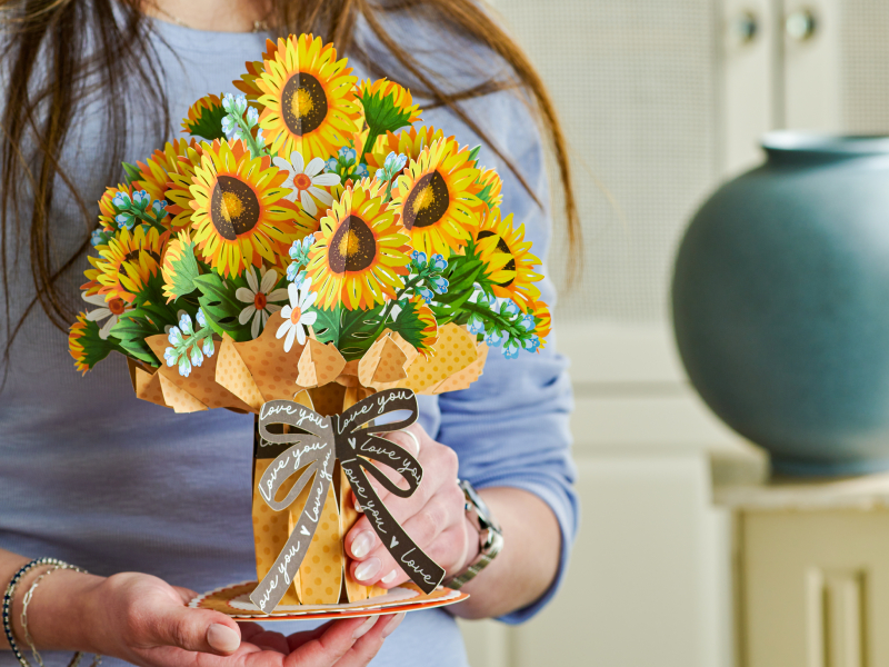 額装品/Sunflowers for Hope（デビット ホックニー） Sunflowers for Hope & Joy (Mini-Frame) by David Hockney