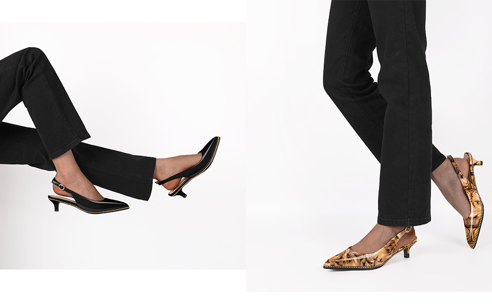 KITTEN HEELS