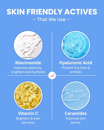 skin care products ingredients niacinamide hyaluronic acid vitamin c vitamin e ceramides rice water