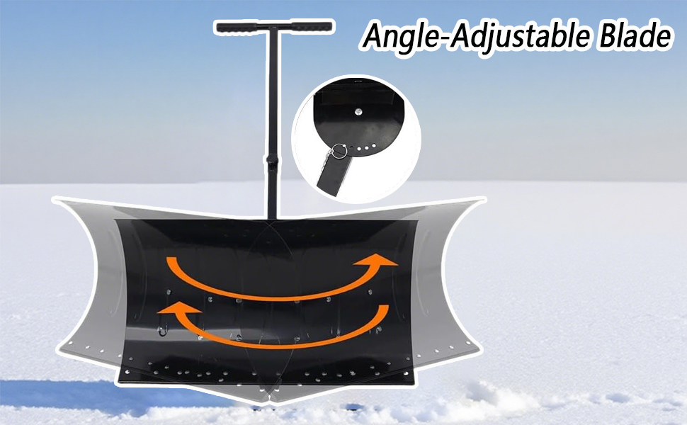 Snow Shovel with Wheels