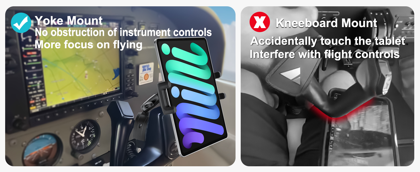 ipad mini yoke mount for plane