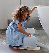 Kindsgut Kinder-Töpfchen, Babytopf WC/Klo, kinderfreundliches Wal-Design und dezente Farben, Toil...
