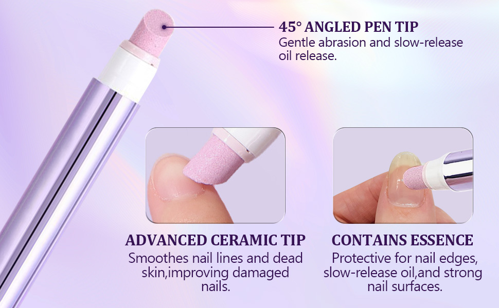 cuticle pusher nail oil pen
