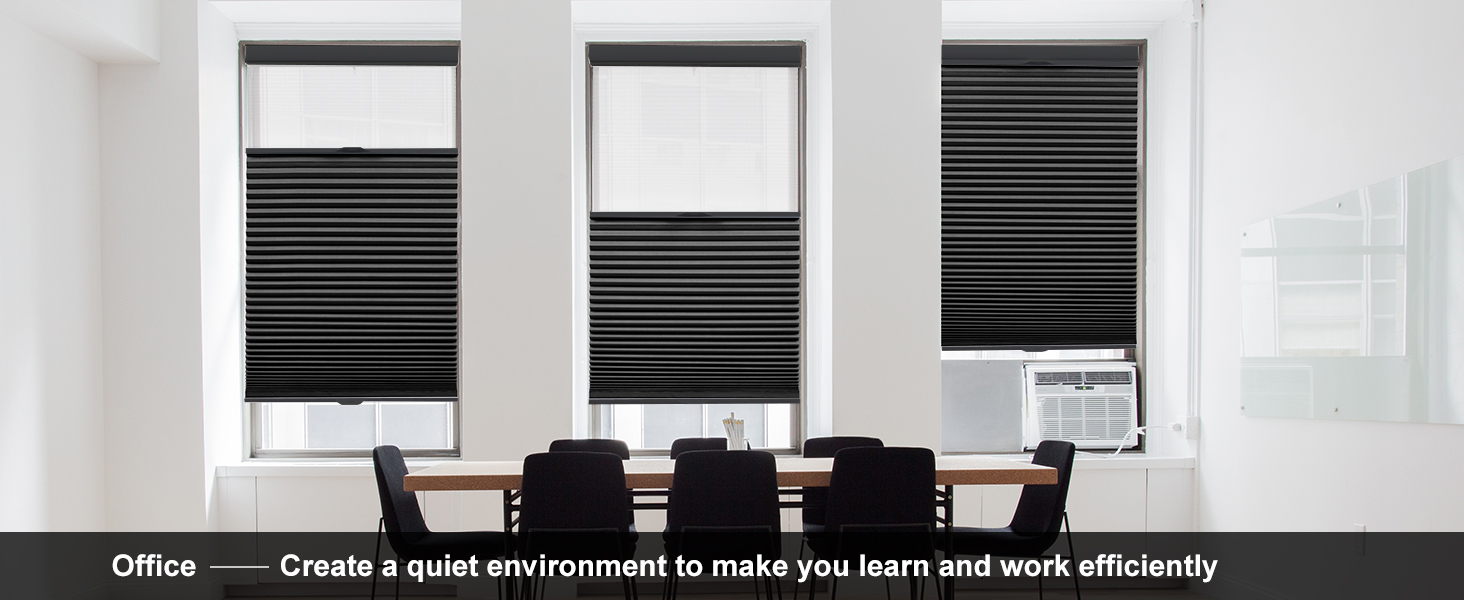 Persilux Custom Size 100 Blackout Blinds Cordless Top Down Insulated Cellular Window