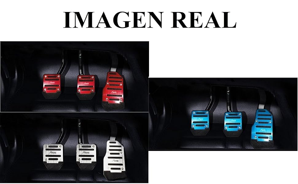 pedales de aluminio de coche