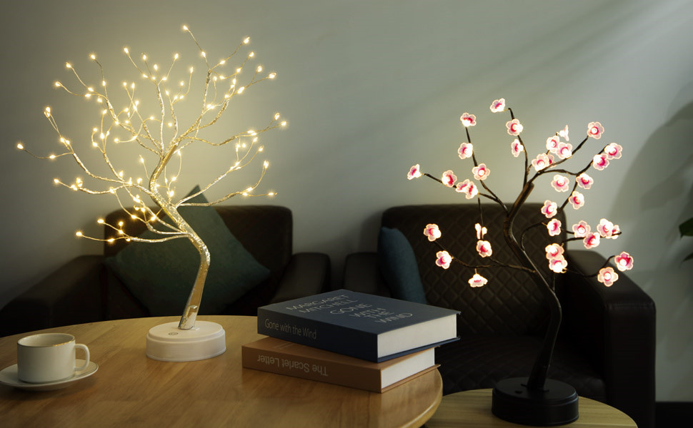 Lerway Spirit Fairy Light Tree Lamp Decorative Tabletop LED Lights