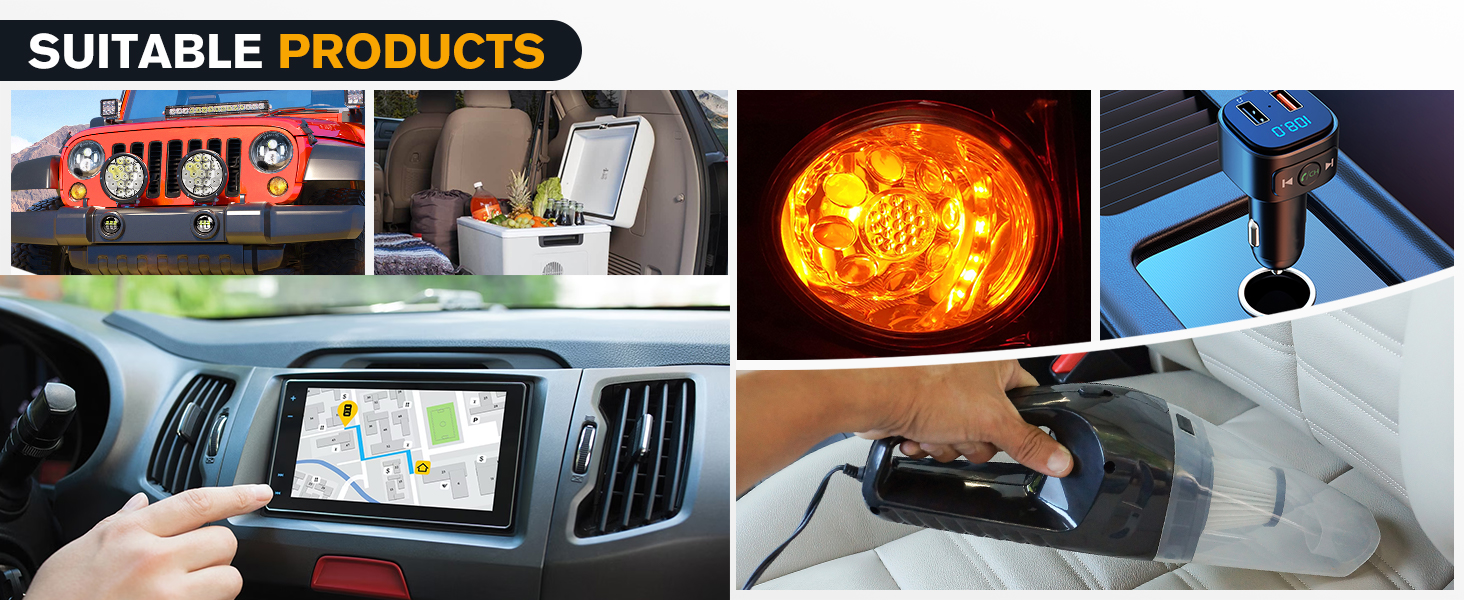 6 Way Fuse Relay Block with ACC Control