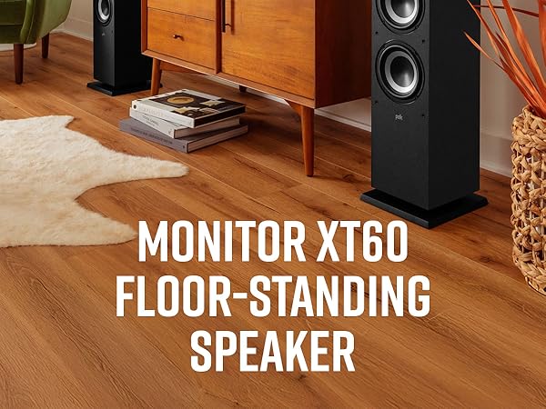 Polk モニタースピーカー XT60 Polk Monitor XT60 High-Resolution Floor-Standing Loudspeaker