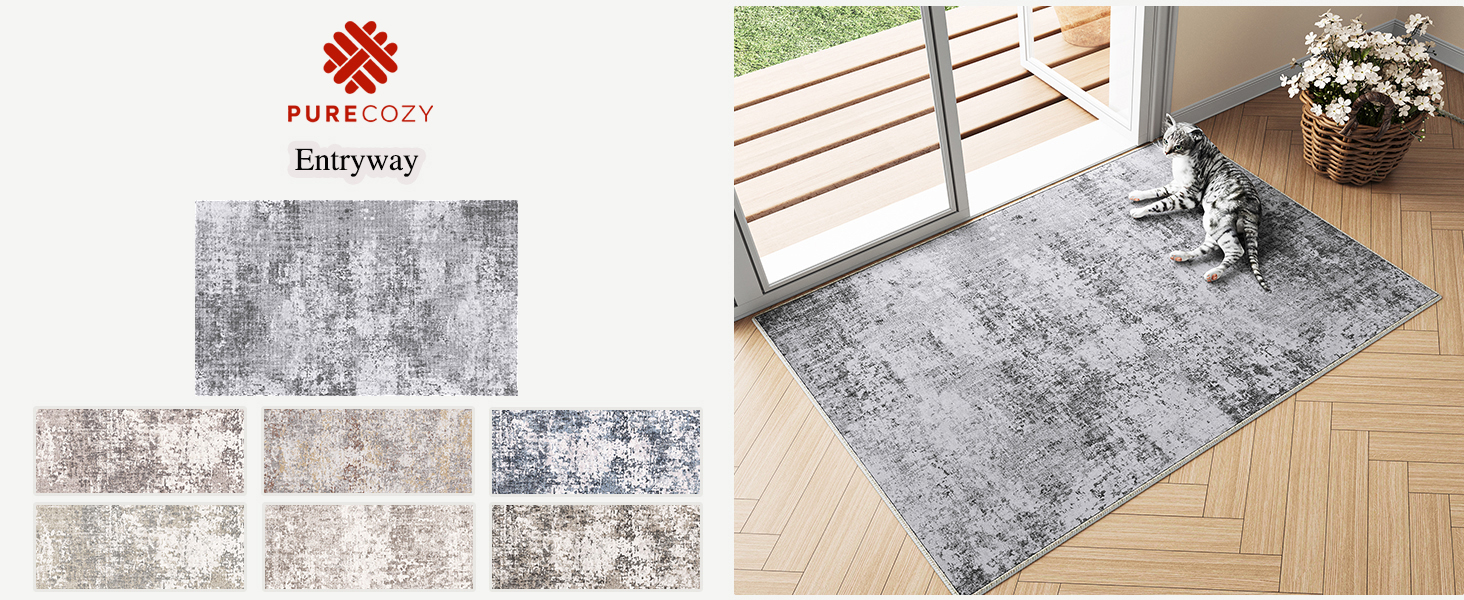 purecozy abstract rug