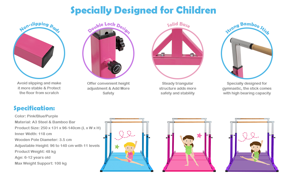 the children's swing set