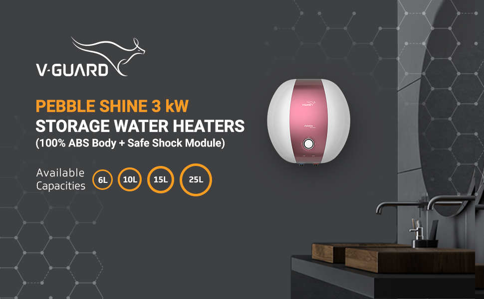 Buy VGuard Pebble Water Heater Online at Low Prices in India Amazon.in