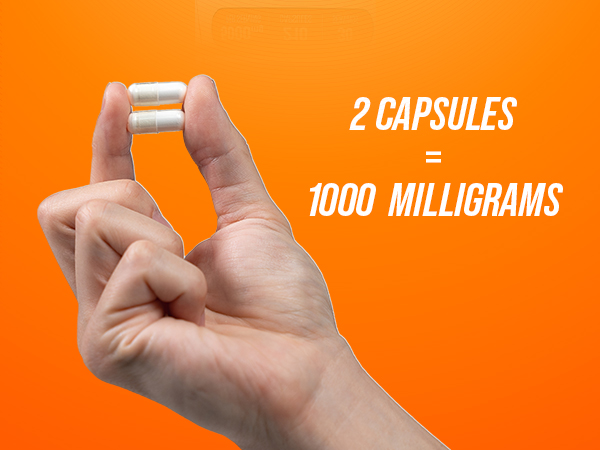 Recommeded Serving - NAC 1000mg Capsules - Mobile