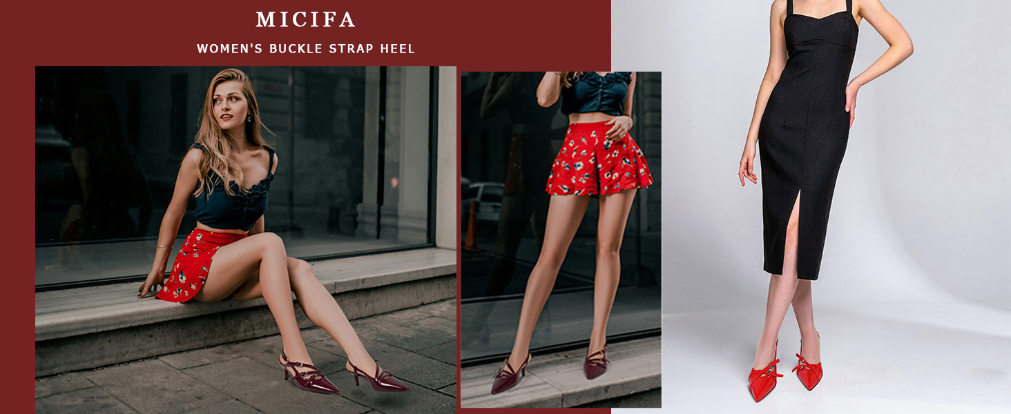 Slingback Kitten Heels