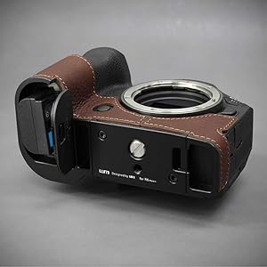 本革カメラケース LEICA ライカ R6.2/R6用 イタリア製本革 キヤノン「EOS R6 Mark II」専用のイタリアンレザーケース