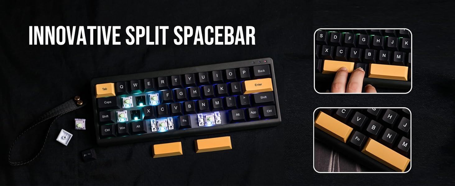 EPOMAKER TH40 40 Layout VIA Mechanical Keyboard, Wireless Gaming