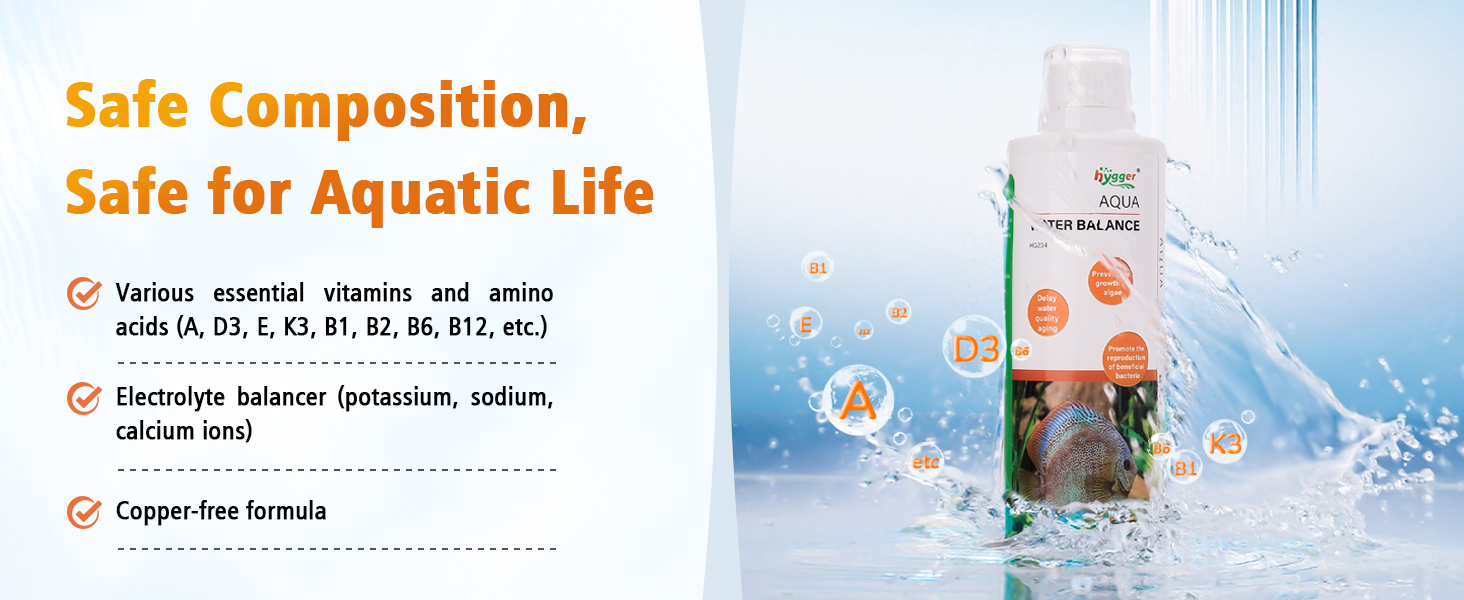 hygger Aqua Water Balance for Freshwater Saltwater