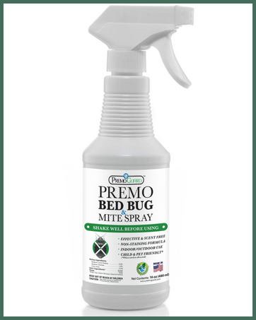 Premo Guard bed bug mite killer spray bedbug safe natural best
