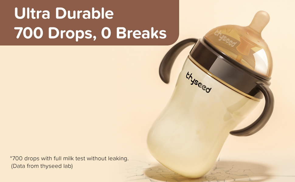 Thyseed PPSU Weaning Bottles for Breastfed Baby Who