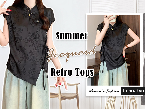 Amazon.com: Women's Retro Chinese Style Cheongsam Top Summer