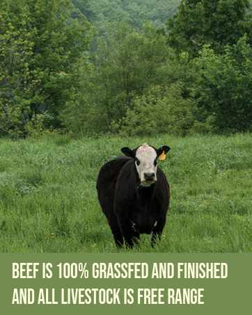 In a place where beef is 100% grassfed and finished and all livestock is free range