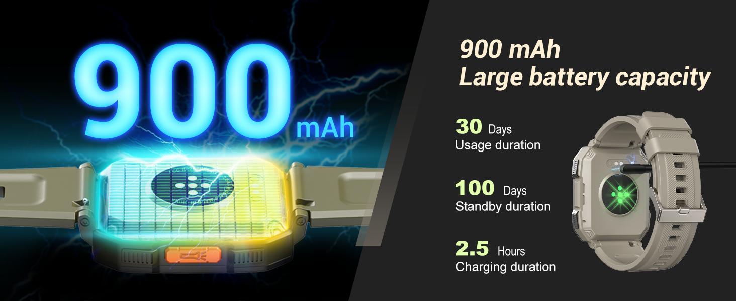 Military Smart Watch for Men