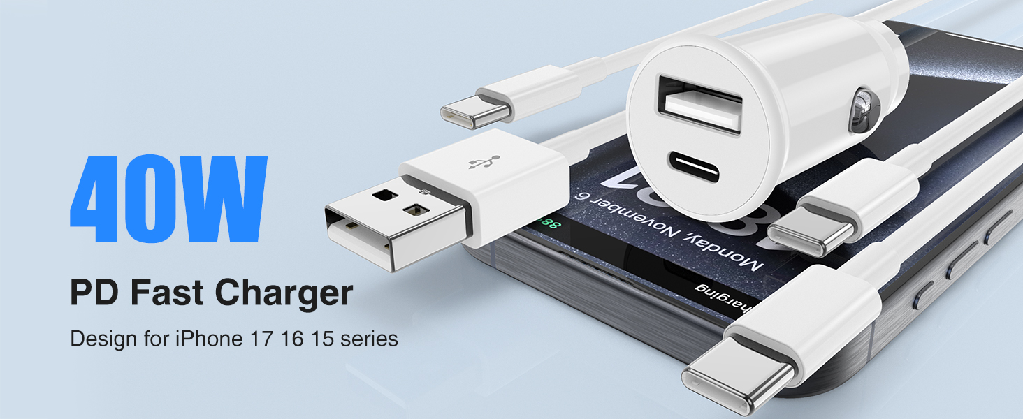 40W Fast Car Charger