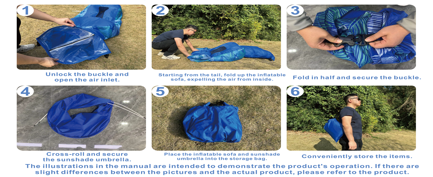 Waterproof Inflatable Couch Camping Chair