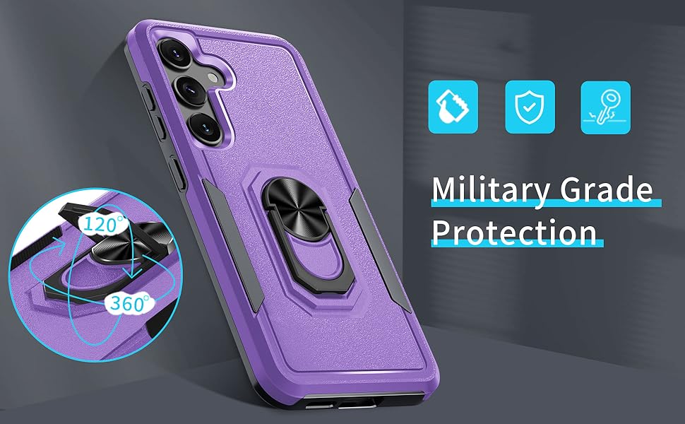 for samsung s24fe case purple