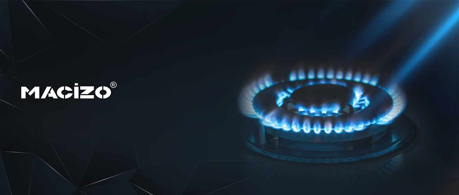 Macizo glasstop cooktop manual ignition eco bella gas stove 1 2 3 4 burner