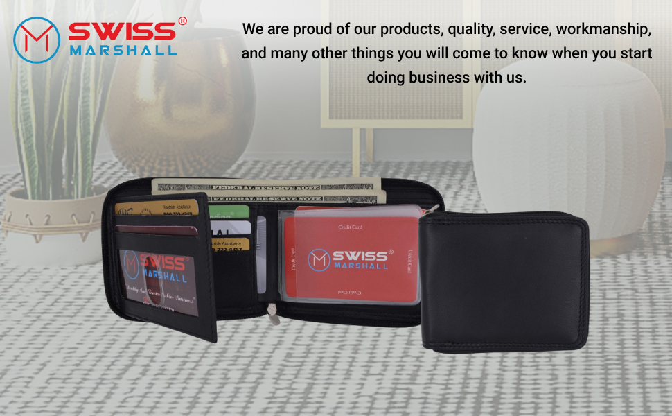 Zip-Around ID Bifold Wallet