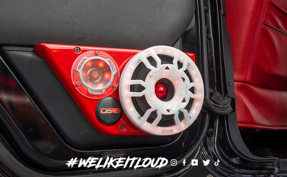 DS18 Premium Car Audio Bundle 2X PROX6.4BM 6.5" Midrange