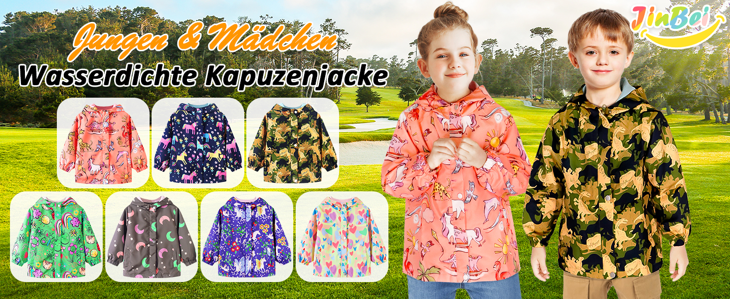 the new children's raincoats for girls