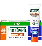 TheraBreath Healthy Gums Toothpaste, Fights Bad Breath for 12 Hours, with Stannous Fluoride for A...