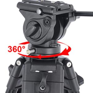 Heavy Duty Tripod Professional Heavy Duty Aluminum Twin Tube Tripod