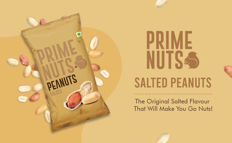 Prime Nuts Salted Peanuts High in Protein & Antioxidants Rich in