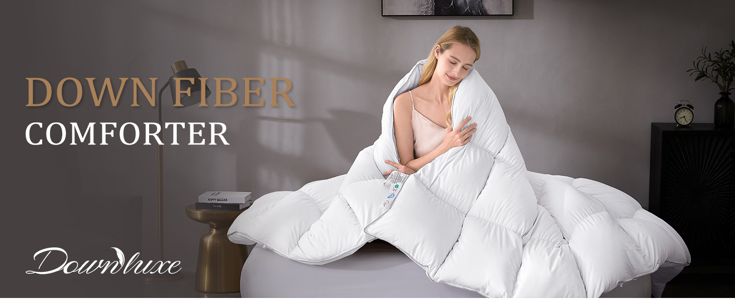 Downluxe Luxurious Down Comforter Queen Size with Premium Fabric  
Downluxe All Seasons Medium Warmth Duvet Insert Queen 22e0b9e3 E87c 4b9e Bdcd 0fcc40cd53ae. CR0,0,1464,600 PT0 SX1464 V1
