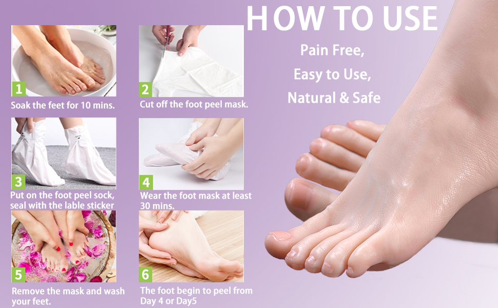 foot peel mask